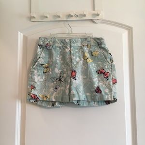Summer GapKids Blue Butterfly Shorts